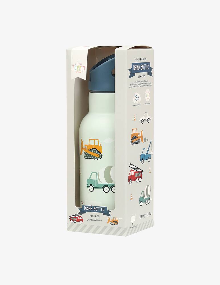 Little Lovely Company Thermal steel bottle 350ml vehicles - picture 3 Little Lovely Company Thermal steel bottle 350ml vehicles - picture 3