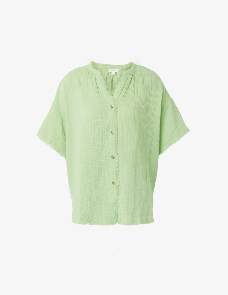 rinascente Love Stories Cotton pajama jacket - Green