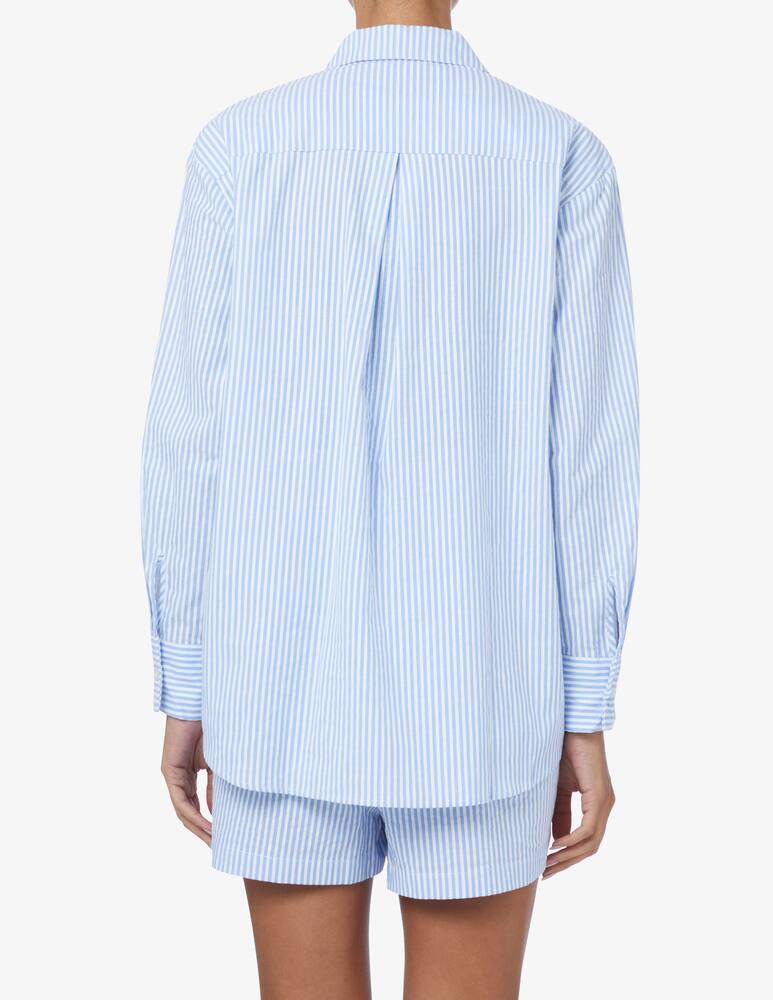 rinascente Love Stories Cotton pajama top - Light blue