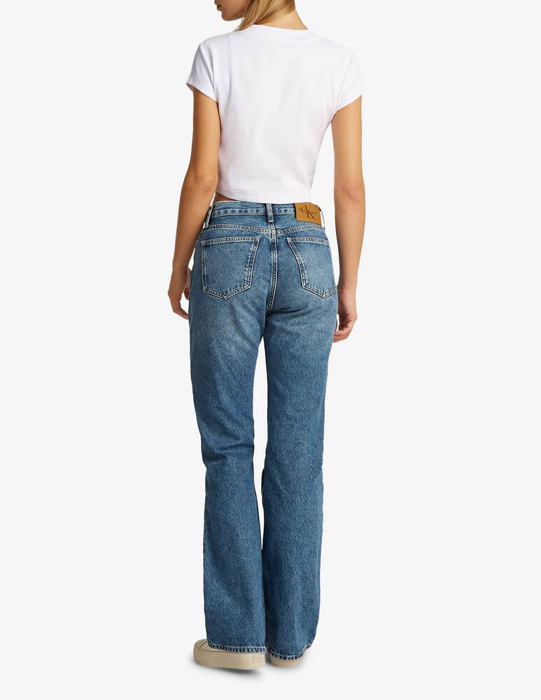 rinascente Calvin Klein Jeans Monogram crop t-shirt