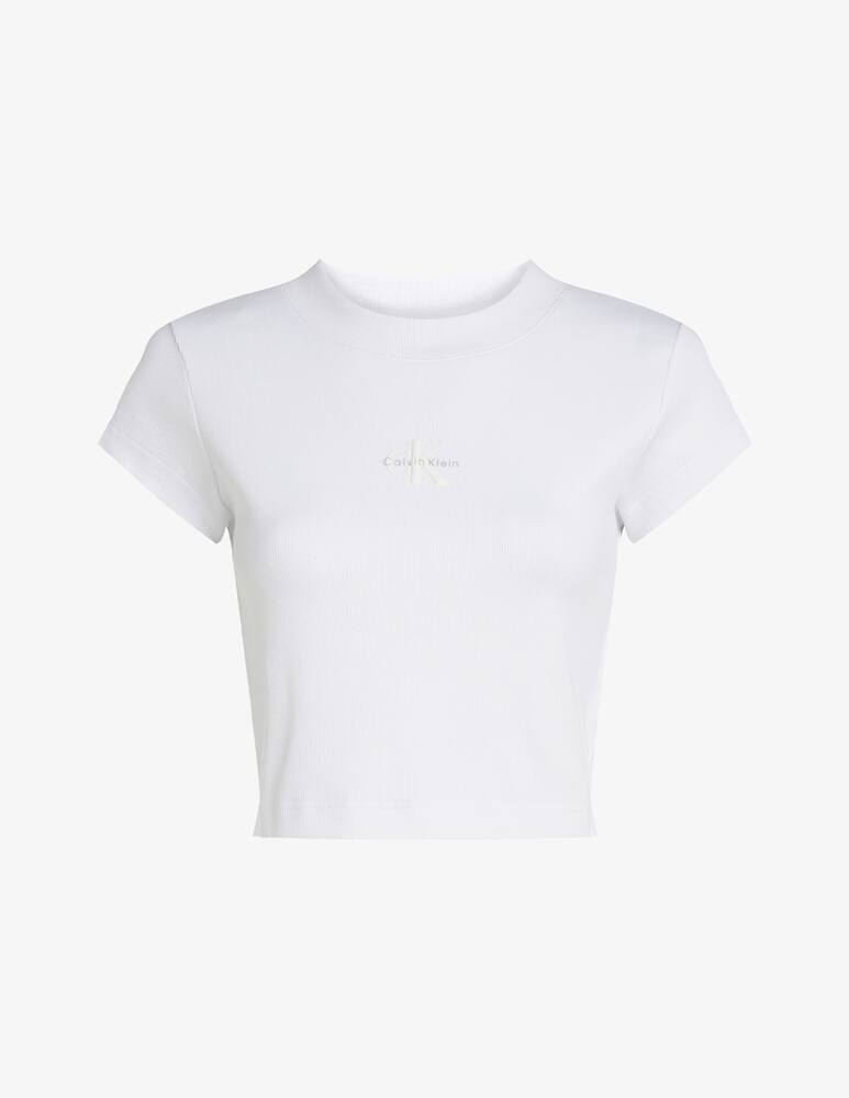 rinascente Calvin Klein Jeans Monogram crop t-shirt