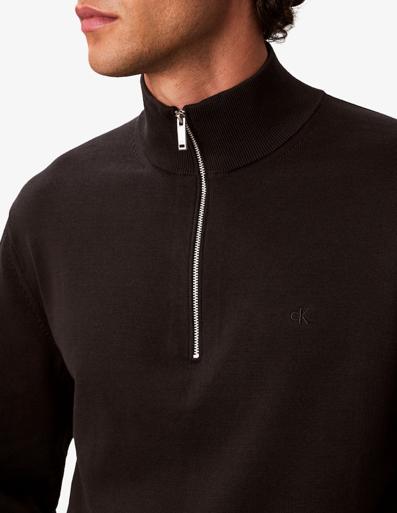 rinascente Calvin Klein Lupetto mezza zip Supima