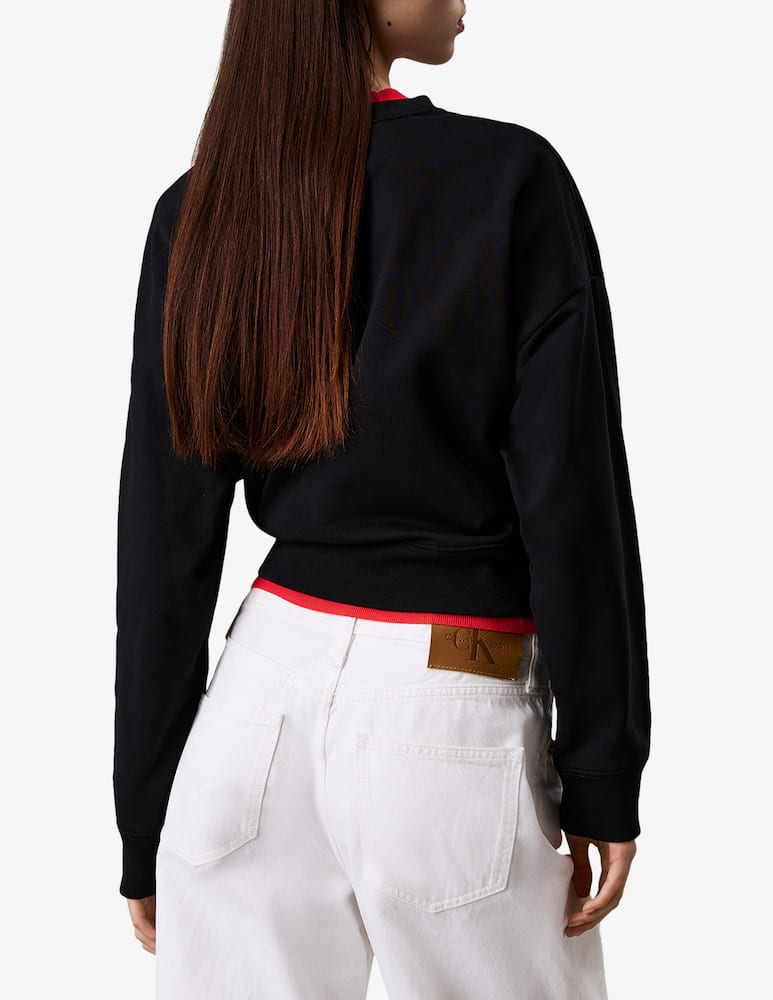 rinascente Calvin Klein Jeans Felpa girocollo french terry Monologo