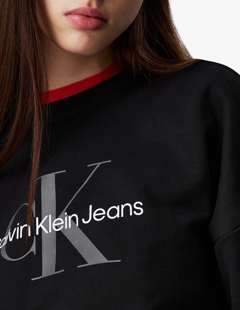 rinascente Calvin Klein Jeans Felpa girocollo french terry Monologo