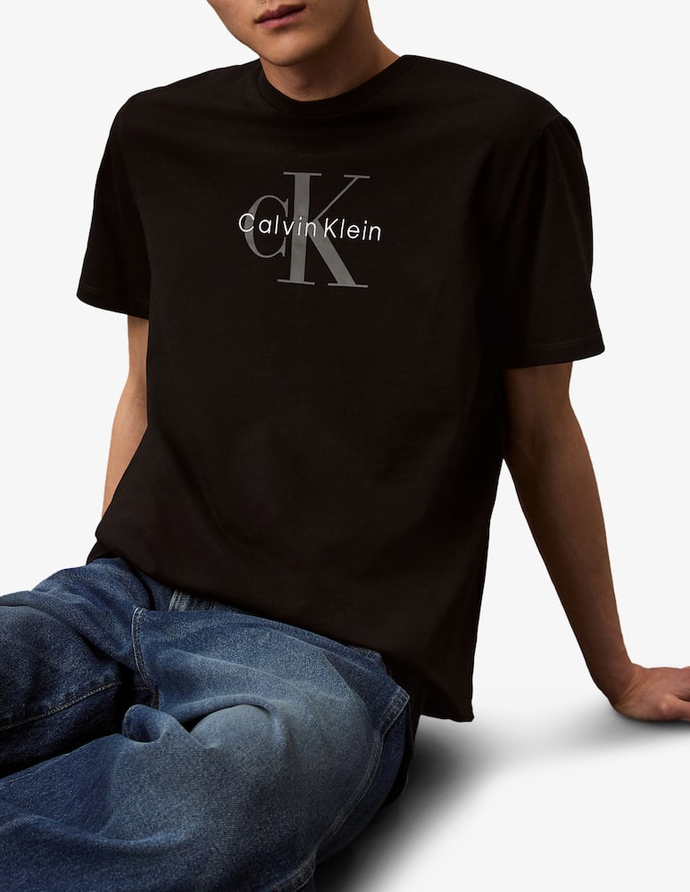 rinascente Calvin Klein Jeans T-shirt monologo Calvin Klein