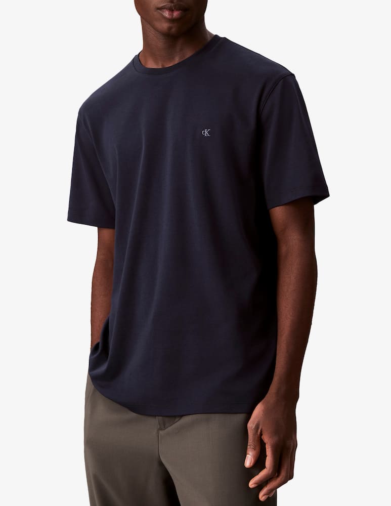 rinascente Calvin Klein Supima logo t-shirt