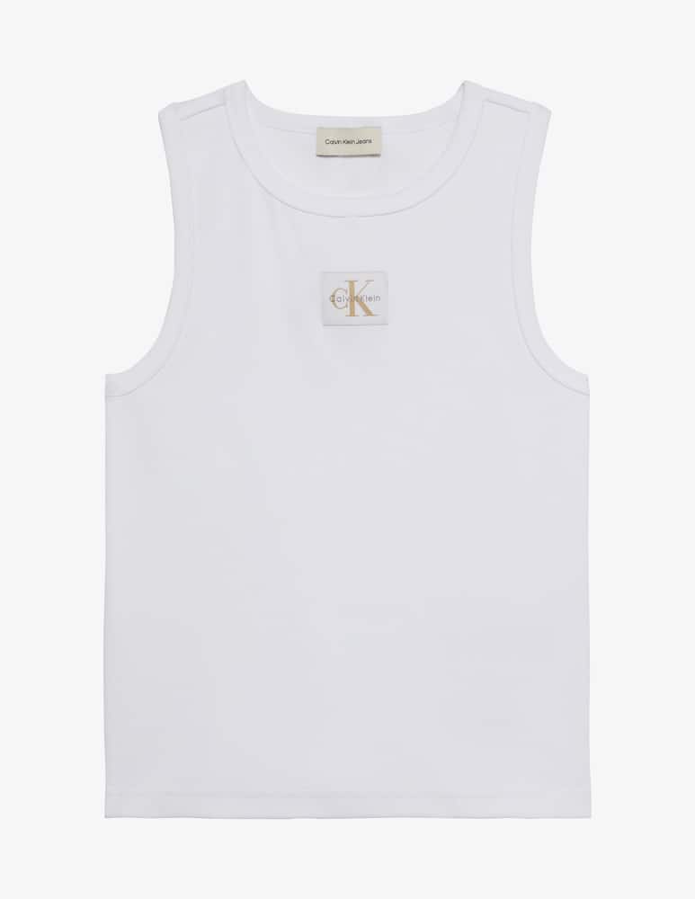 Calvin Klein Jeans Woven cotton rib top - picture 5 Calvin Klein Jeans Woven cotton rib top - picture 5