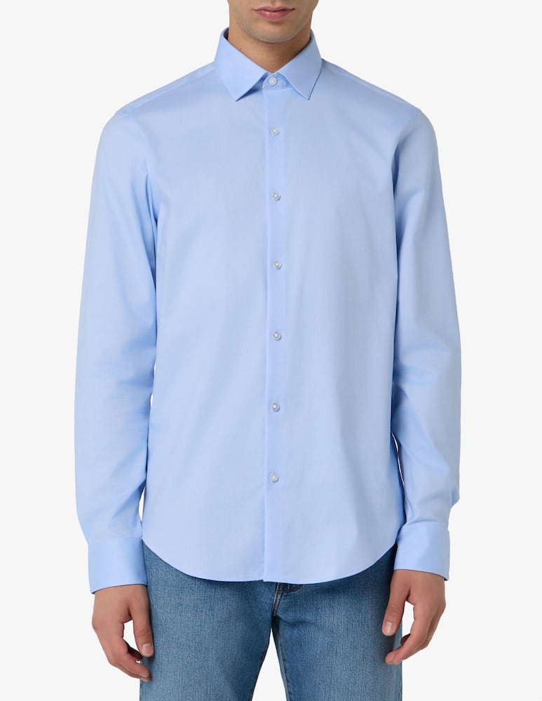 rinascente Calvin Klein Camicia in twill di cotone slim fit