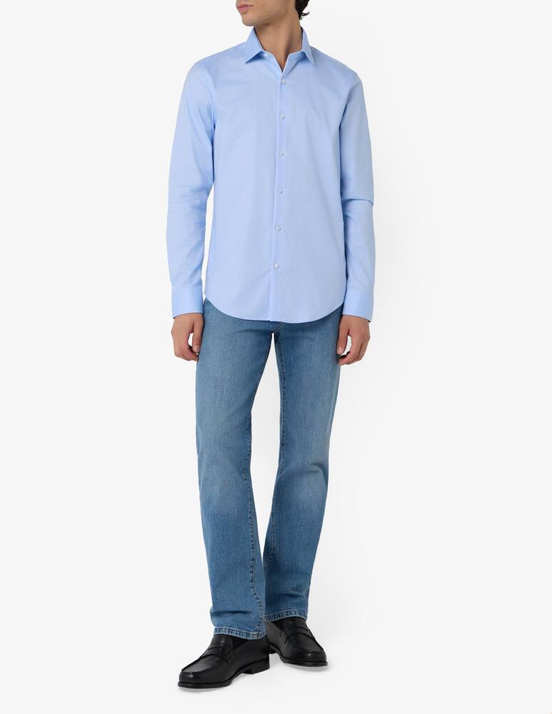 rinascente Calvin Klein Camicia in twill di cotone slim fit