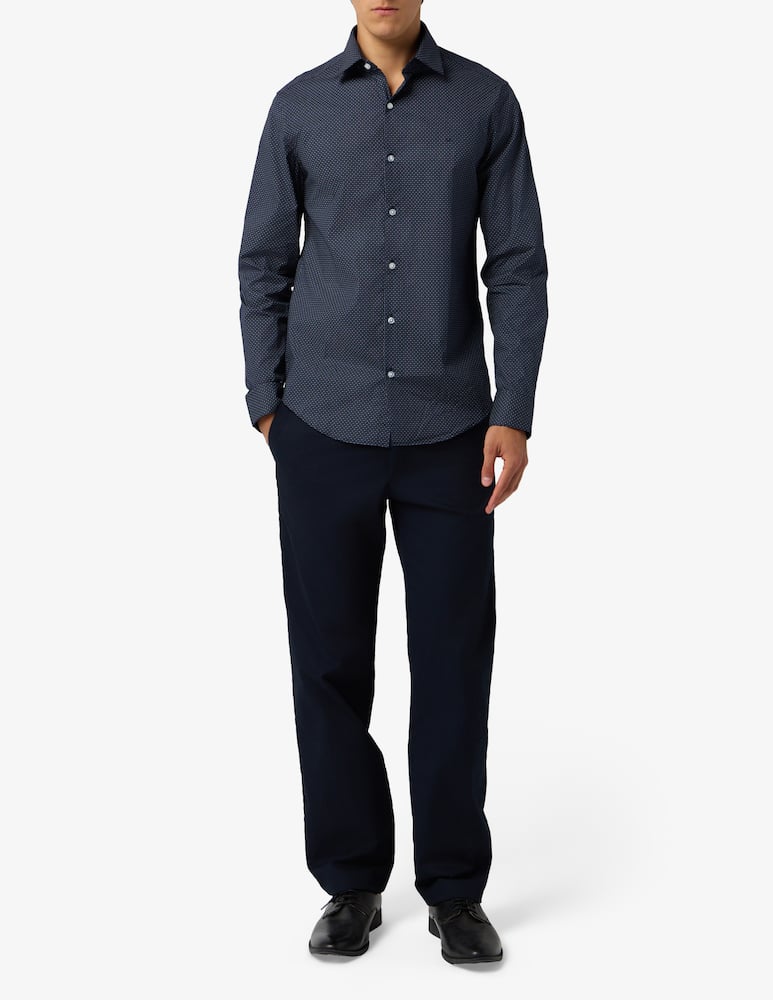 rinascente Calvin Klein Camicia slim microfantasia