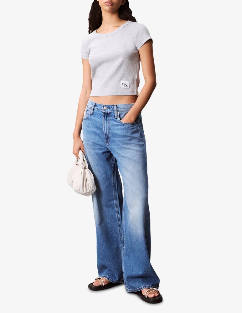 rinascente Calvin Klein Jeans Woven label rib tee