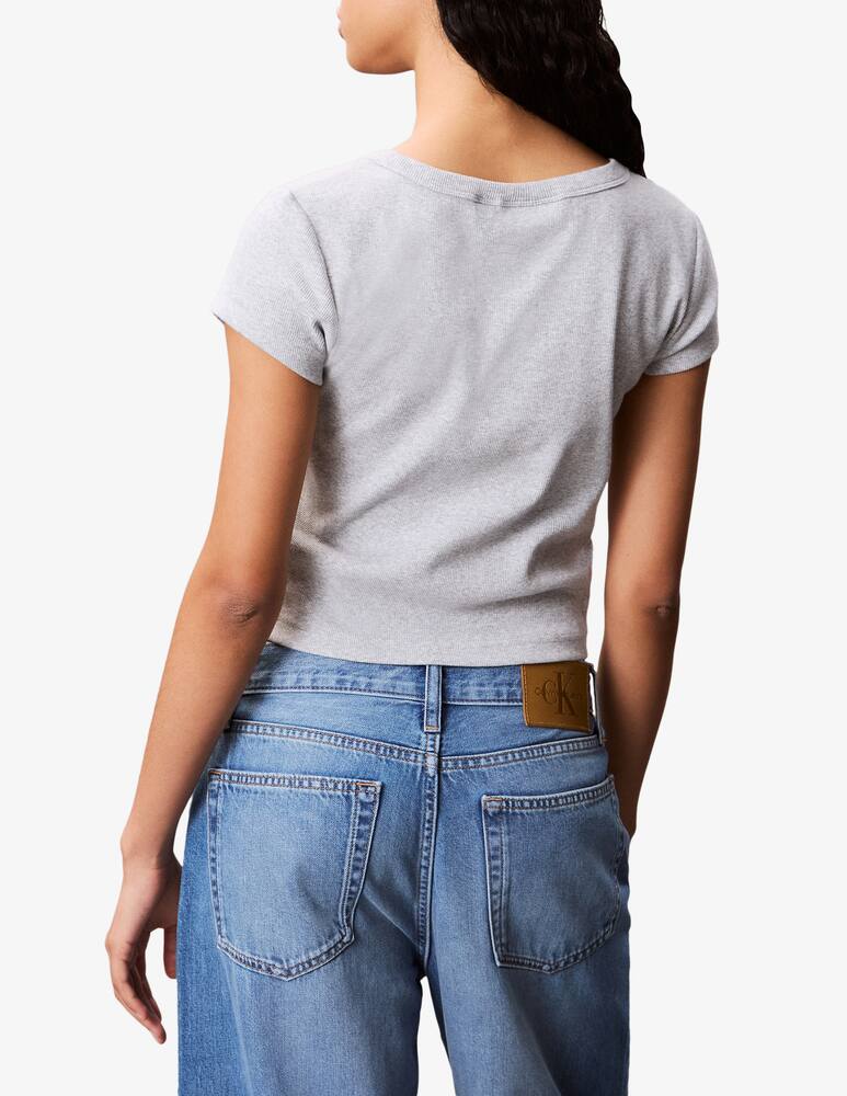 rinascente Calvin Klein Jeans Woven label rib tee
