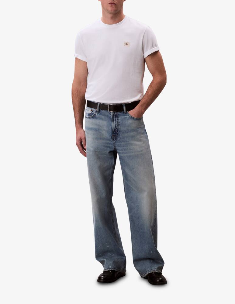 rinascente Calvin Klein Jeans T-shirt jersey etichetta tessuta