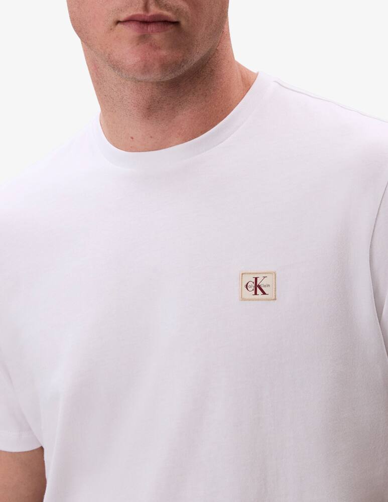 rinascente Calvin Klein Jeans T-shirt jersey etichetta tessuta