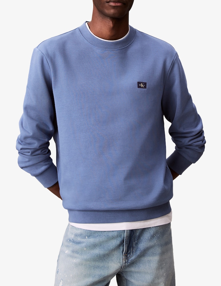 rinascente Calvin Klein Jeans Felpa Terry etichetta tessuta