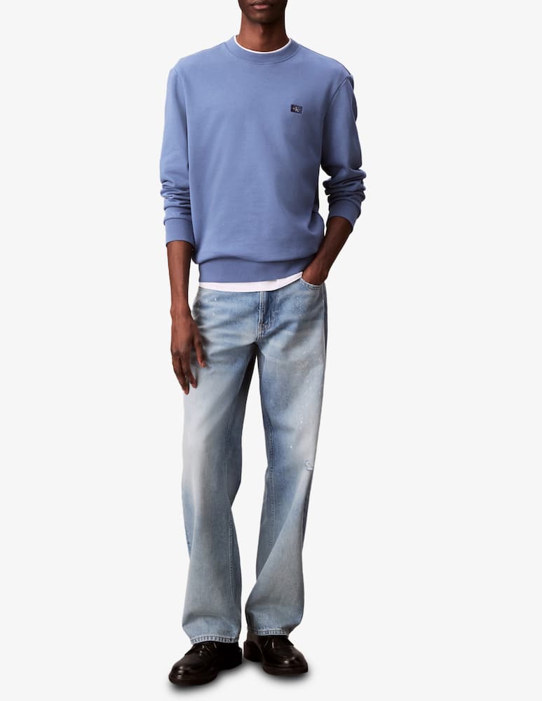 rinascente Calvin Klein Jeans Felpa Terry etichetta tessuta