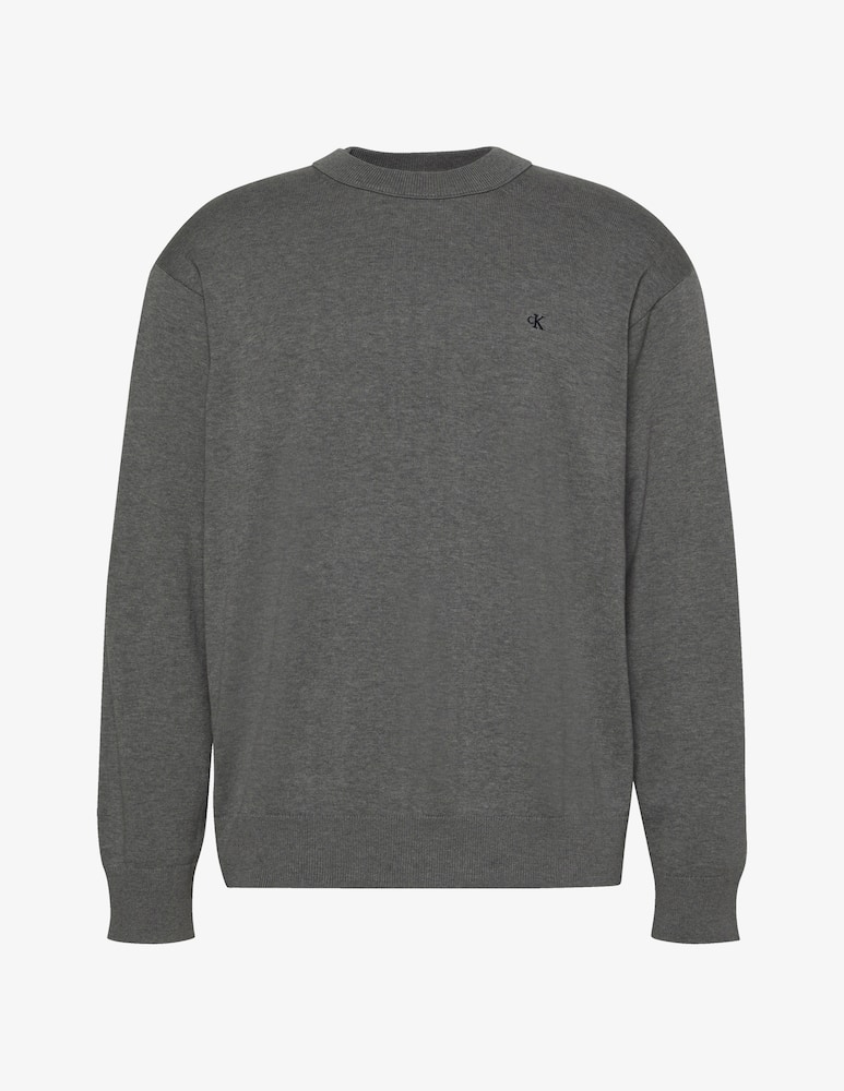 rinascente Calvin Klein Jeans Crewneck embroidered jumper