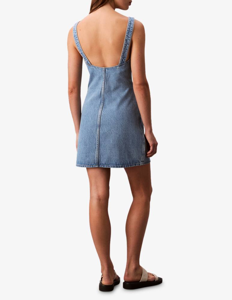 rinascente Calvin Klein Jeans Denim scoop neck dress