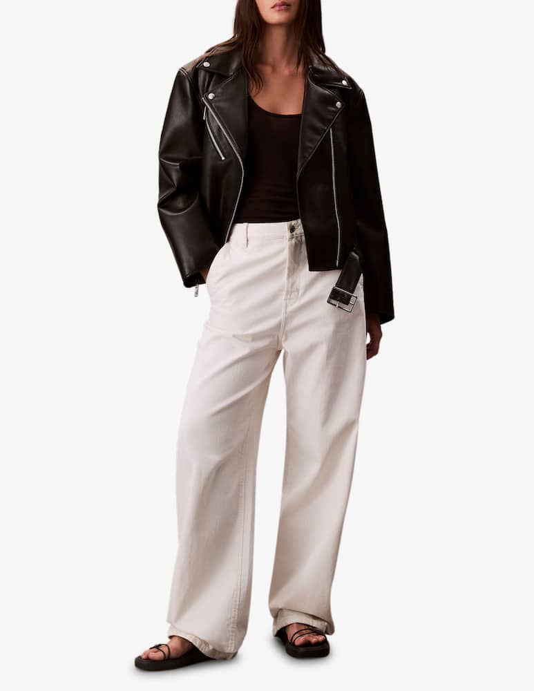 rinascente Calvin Klein Jeans Giacca biker in similpelle