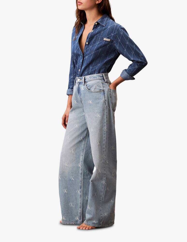 rinascente Calvin Klein Jeans Distressed logo jeans