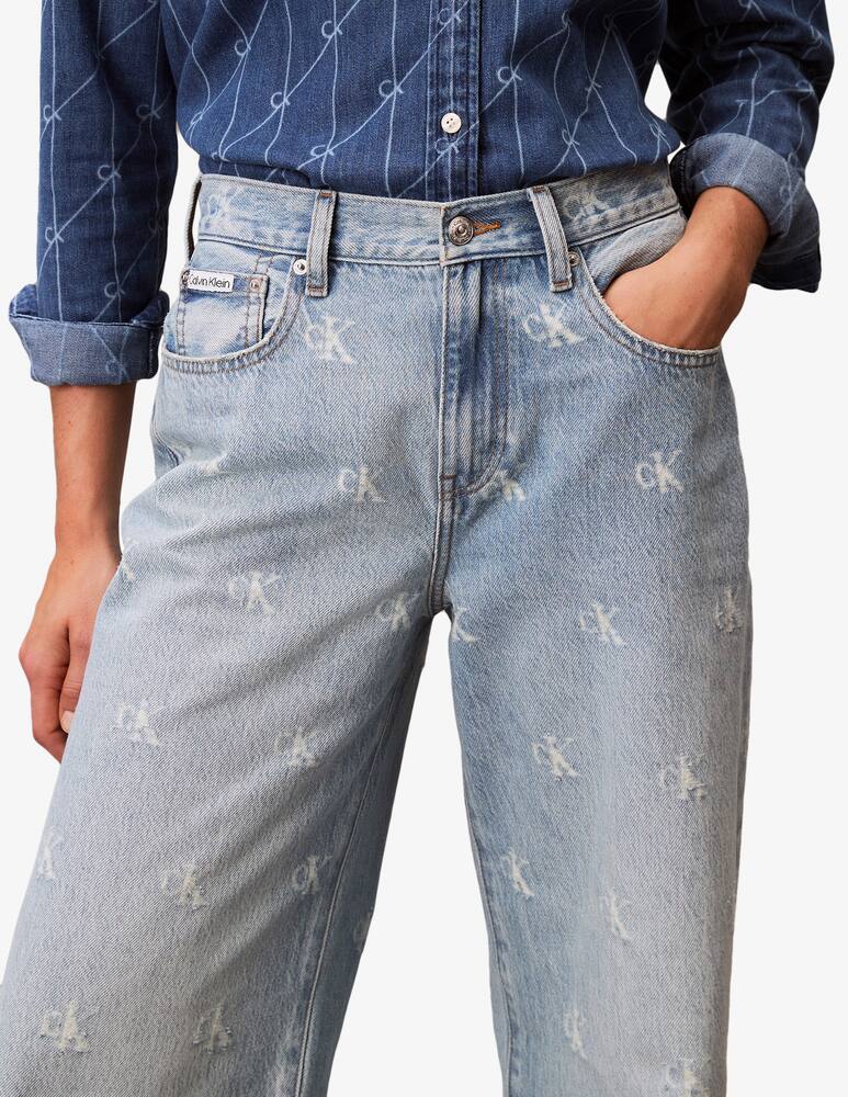 rinascente Calvin Klein Jeans Distressed logo jeans