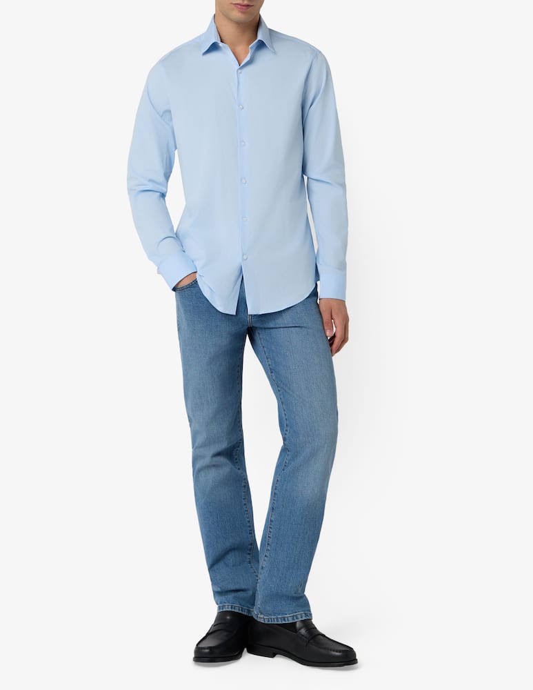 Calvin Klein Popeline stretch shirt - picture 2