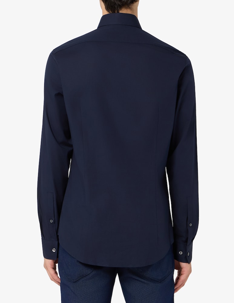 Calvin Klein Camicia stretch slim in popeline - immagine 3 Calvin Klein Camicia stretch slim in popeline - immagine 3