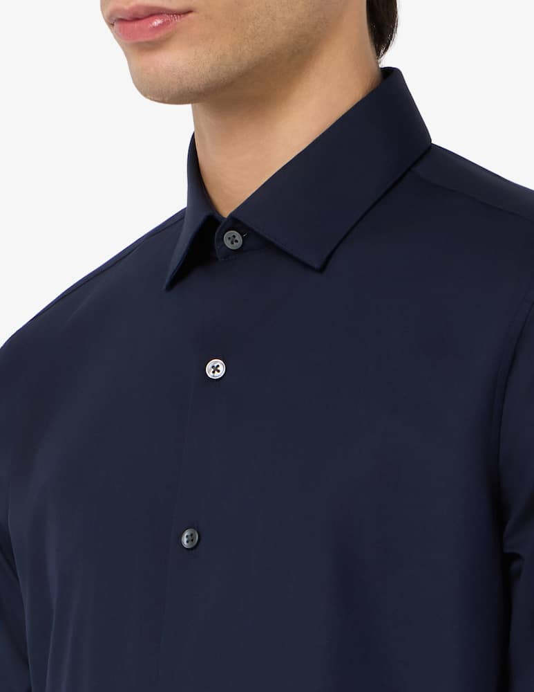 Calvin Klein Camicia stretch slim in popeline - immagine 4 Calvin Klein Camicia stretch slim in popeline - immagine 4