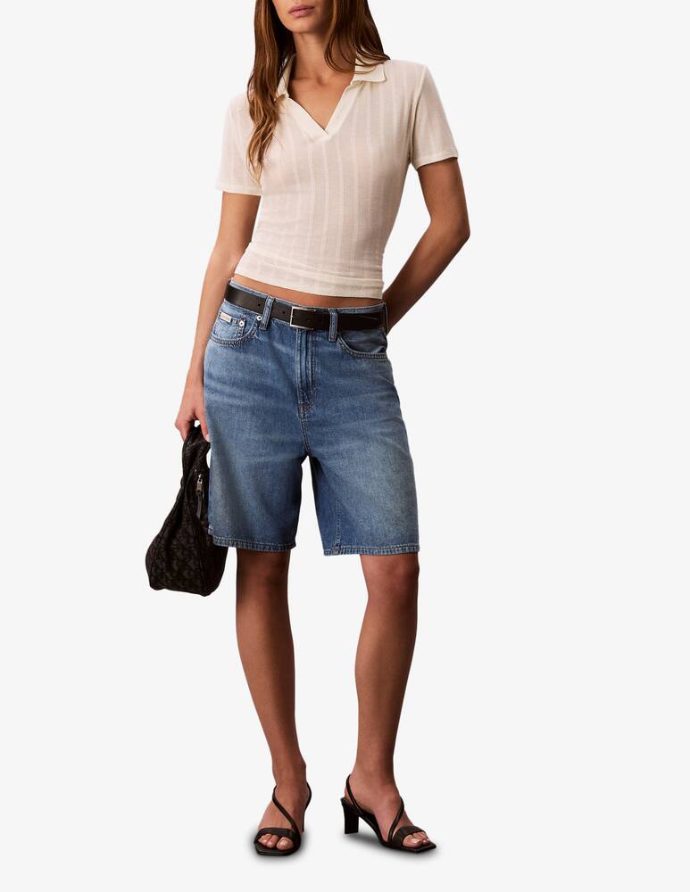rinascente Calvin Klein Jeans Daytona linen relaxed bermuda