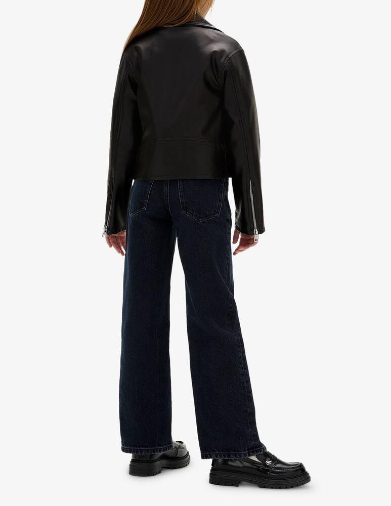 rinascente Calvin Klein Faux leather biker jacket