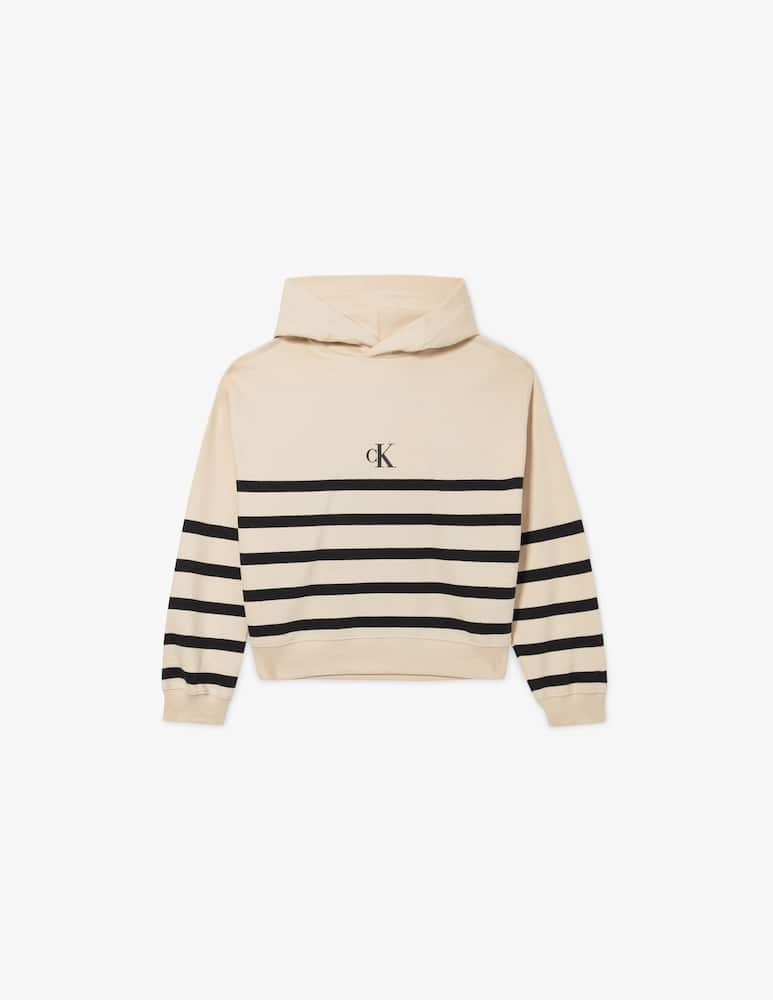 rinascente Calvin Klein Stripe logo hoodie