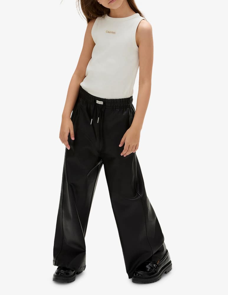 Calvin Klein Faux leather trousers - picture 2 Calvin Klein Faux leather trousers - picture 2