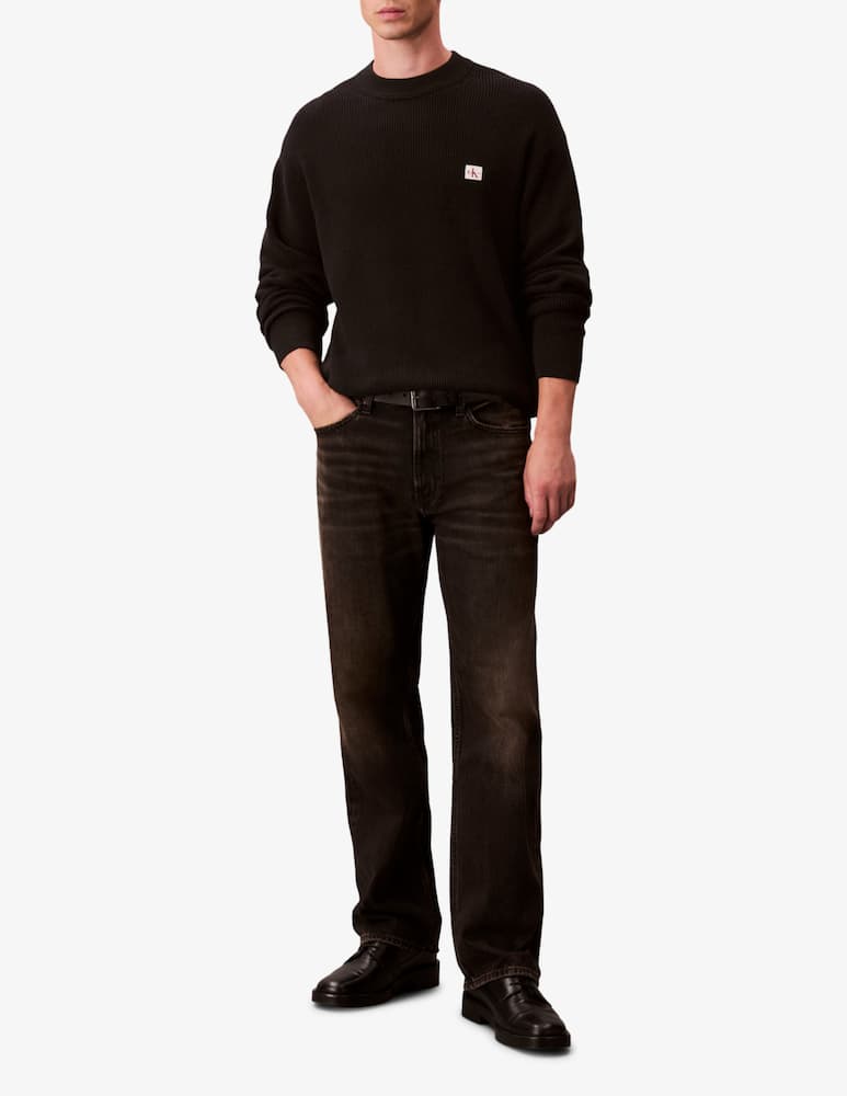 rinascente Calvin Klein Jeans Maglia cotone waffle con loghino