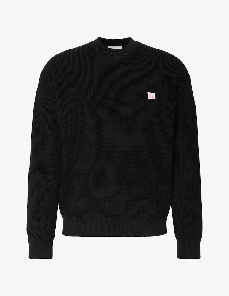 rinascente Calvin Klein Jeans Maglia cotone waffle con loghino