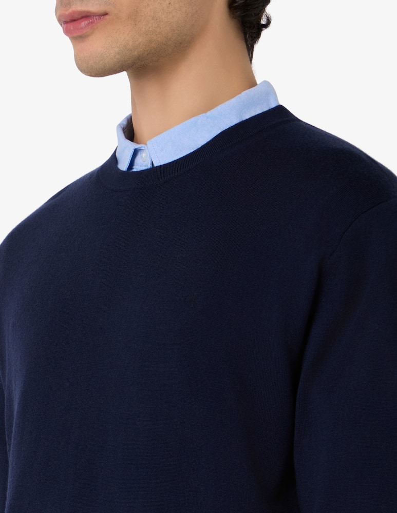 Calvin Klein Maglia girocollo in lana merino - immagine 4 Calvin Klein Maglia girocollo in lana merino - immagine 4
