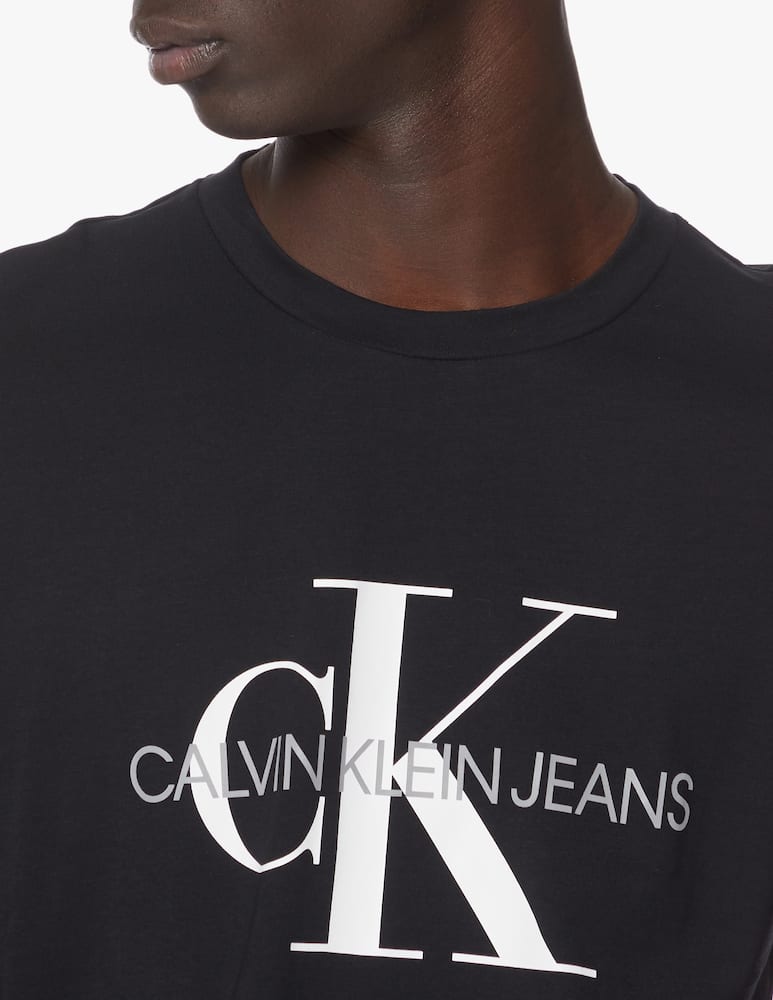 rinascente Calvin Klein Jeans Iconic monogram slim t-shirt - black