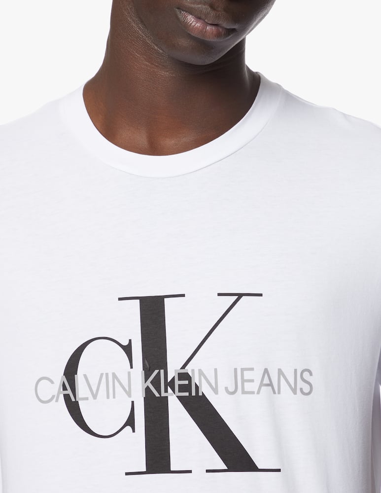 rinascente Calvin Klein Jeans Iconic monogram slim t-shirt - white