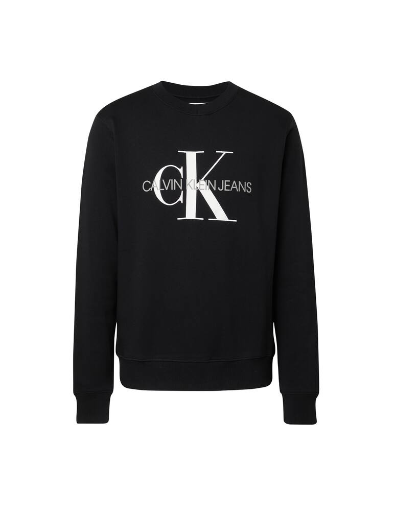 rinascente Calvin Klein Jeans Felpa girocollo iconic monogram - nero