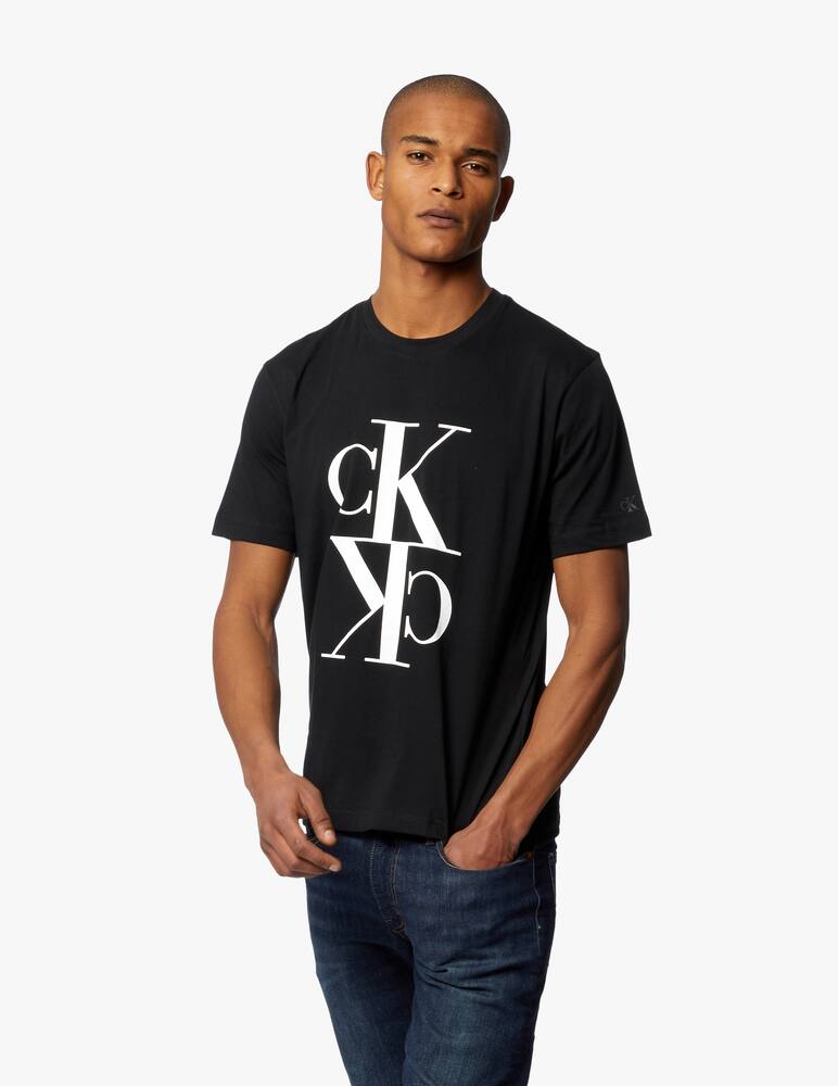 rinascente Calvin Klein Jeans Mirrored Monogram t-shirt