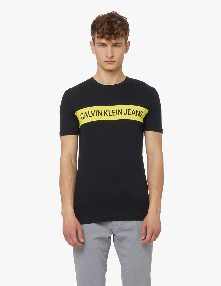 rinascente Calvin Klein Jeans T-shirt Instit Blocking Pane