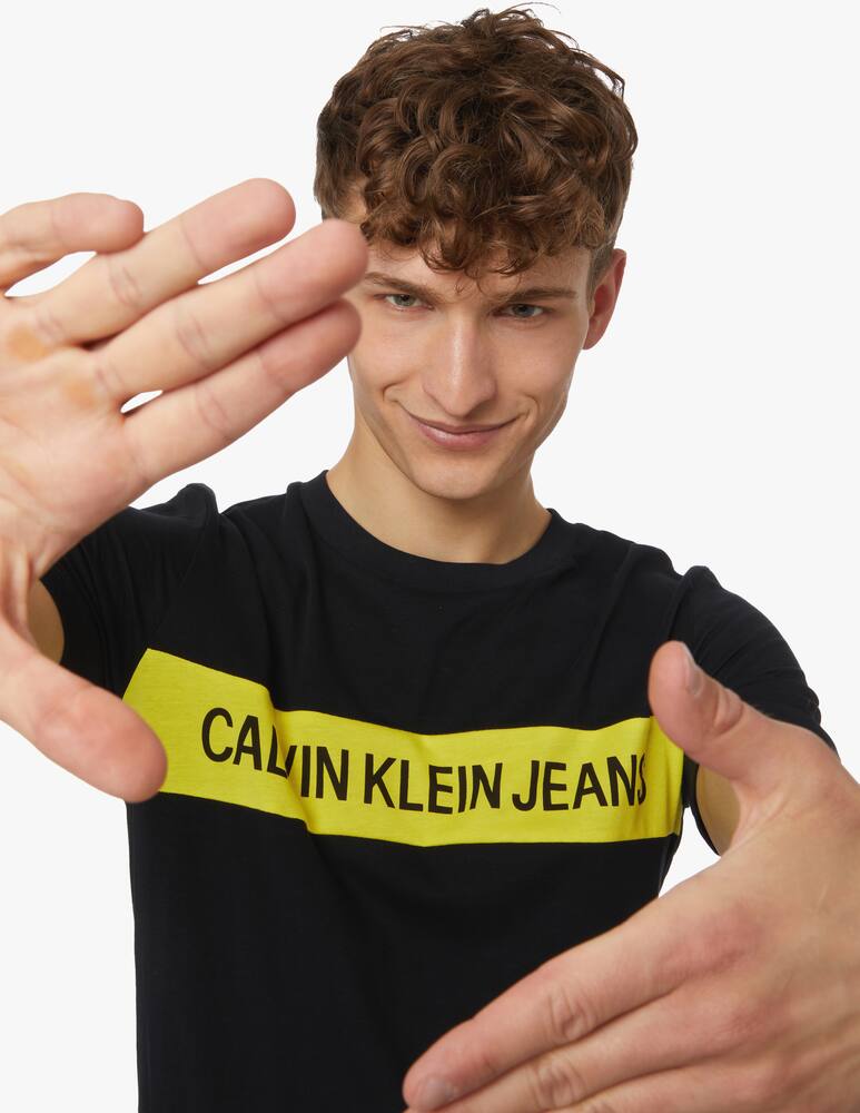 rinascente Calvin Klein Jeans T-shirt Instit Blocking Pane