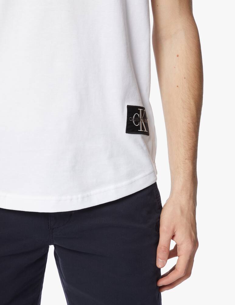 rinascente Calvin Klein Jeans Badge logo t-shirt - white