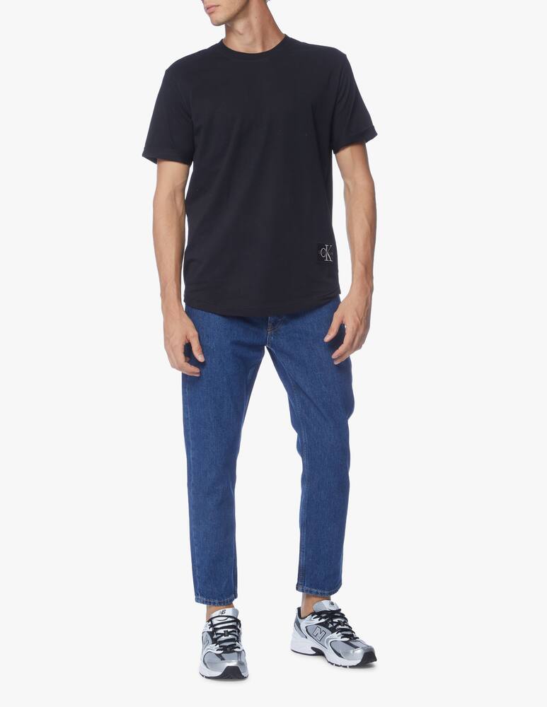 rinascente Calvin Klein Jeans Maglietta girocollo logo badge - nero