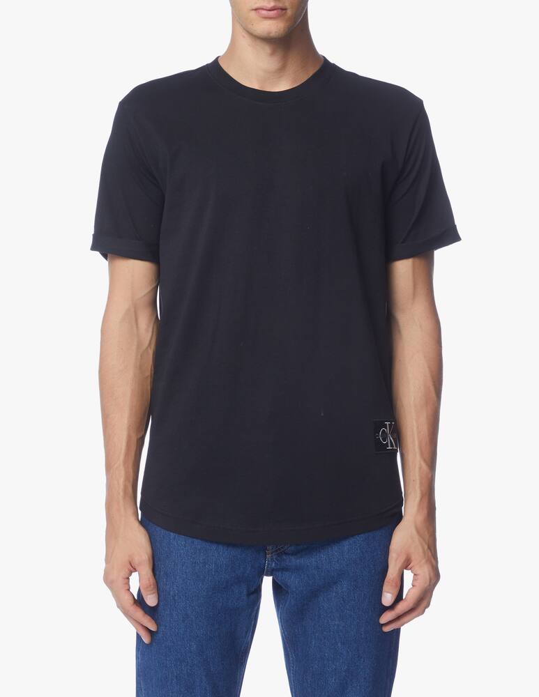 rinascente Calvin Klein Jeans Maglietta girocollo logo badge - nero