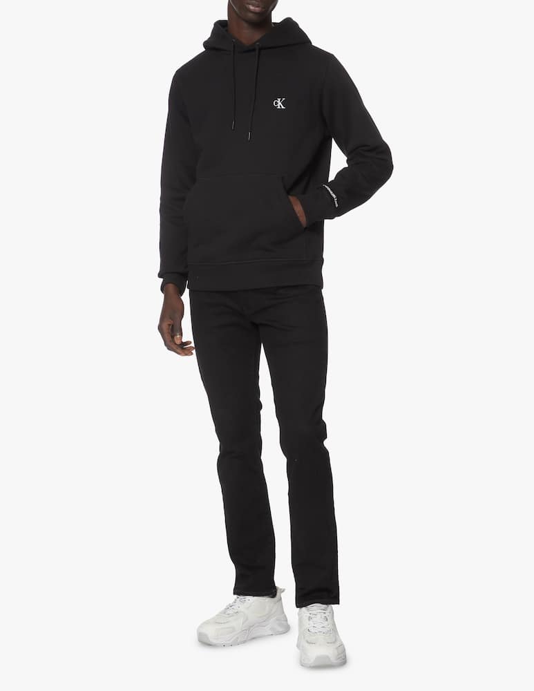 Calvin Klein Jeans Felpa con cappuccio ck essential regular - immagine 2 Calvin Klein Jeans Felpa con cappuccio ck essential regular - immagine 2
