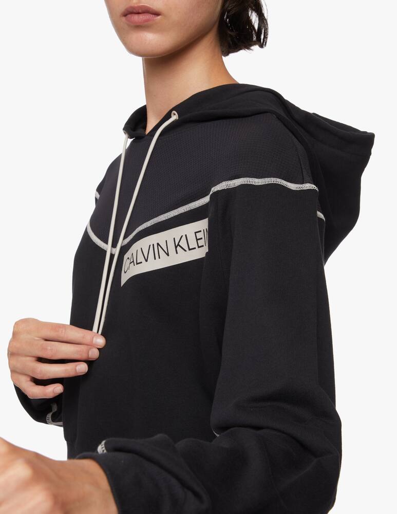 rinascente Calvin Klein Performance Felpa crop in cotone
