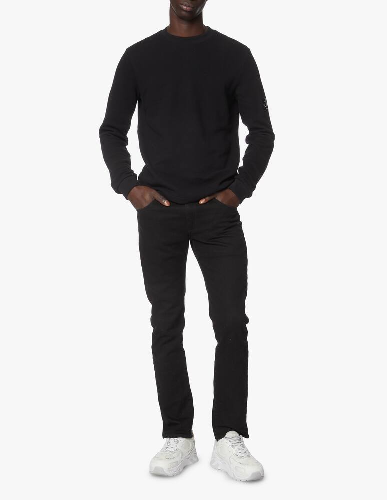 rinascente Calvin Klein Jeans Maglietta manica lunga monogram badge waffle 