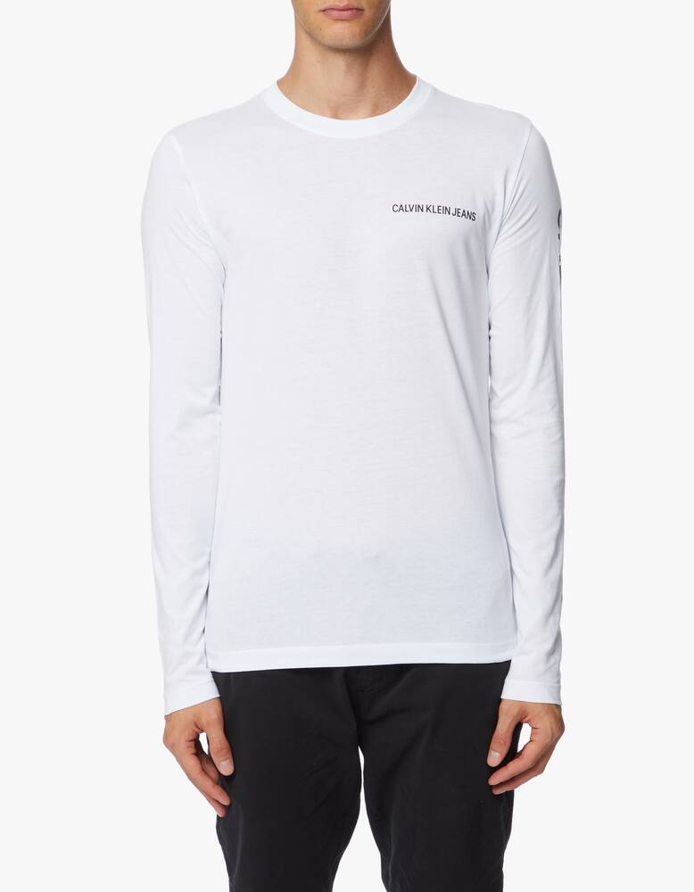 rinascente Calvin Klein Jeans Maglietta manica lunga lettering logo 