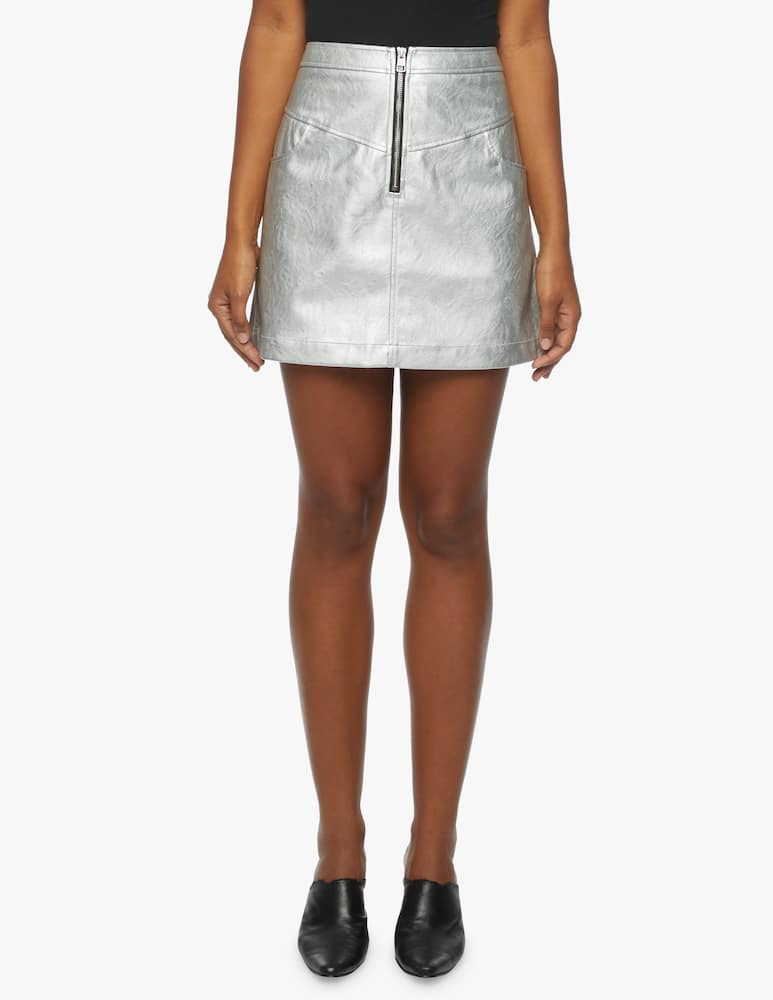 Calvin Klein Jeans Faux leather mini skirt - picture 4 Calvin Klein Jeans Faux leather mini skirt - picture 4