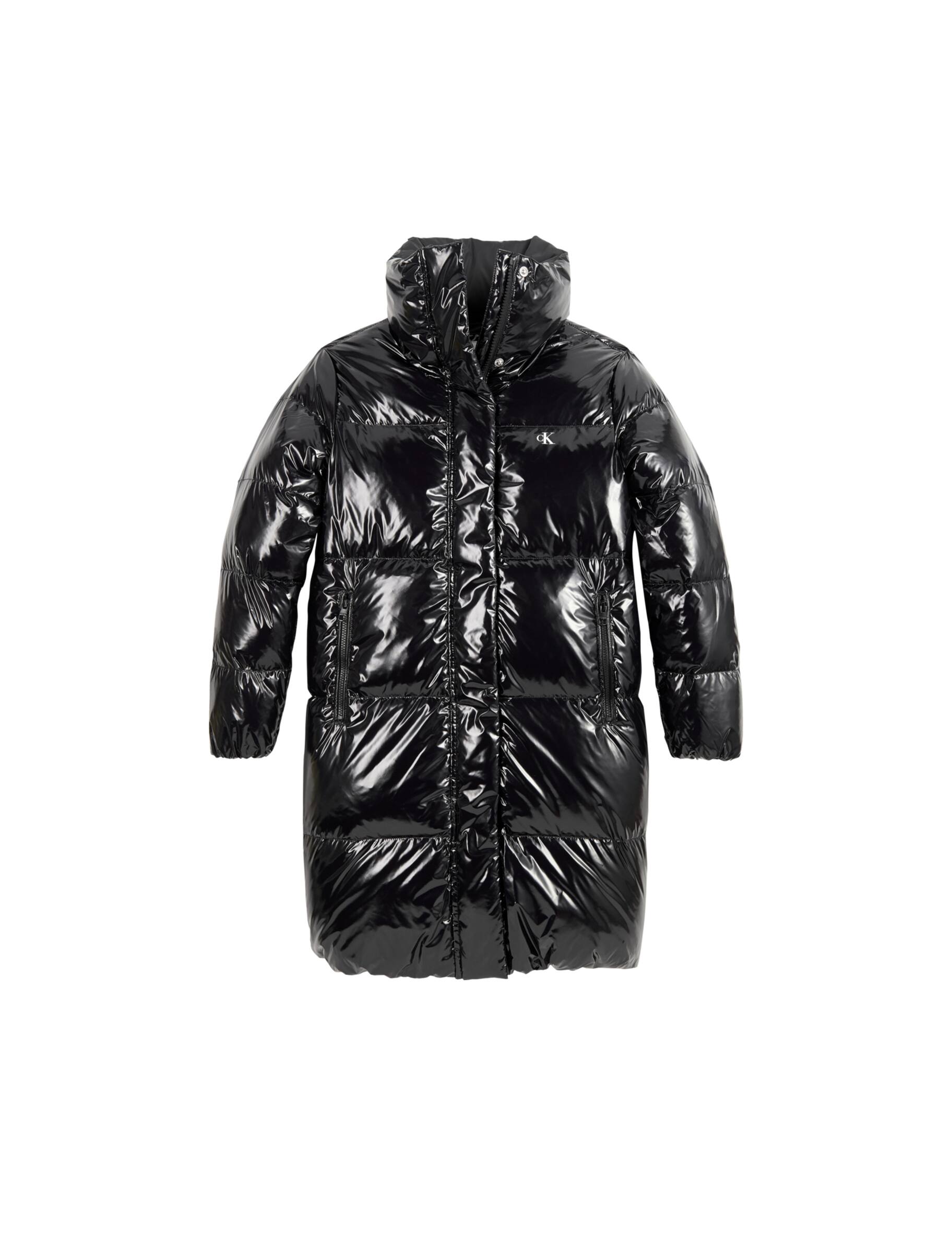 calvin klein glossy puffer jacket